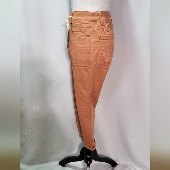 Democracy Women's NWT Peach "Ab" Solution Ankle Skimmer Skinny Jeans 10 Petite - Picture 8 of 12
